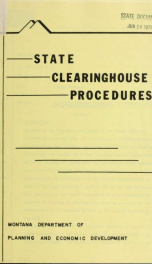 State clearinghouse procedures 1970_cover