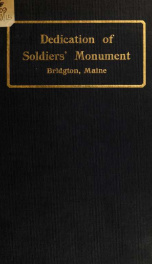 An account of the ceremonies at the dedication of the Soldiers' monument_cover