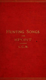 Book of hunting songs and sport_cover