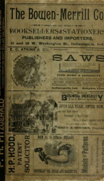 Indianapolis, Indiana city directory yr.1890_cover