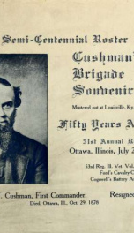 Semi-centennial roster, 1865-1915. Cushman's Brigade souvenir ... 31st annual reunion, Ottawa, Illinois, July 22nd, 1915_cover