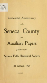 Centennial anniversary of Seneca County_cover