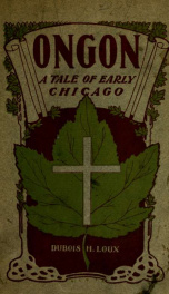 Ongon : a tale of early Chicago_cover