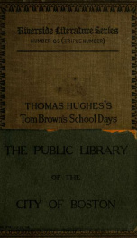 Tom Brown's school days_cover