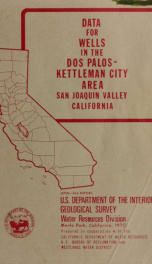 Data for wells in the Dos Palos-Kettleman City area : San Joaquin Valley, California_cover