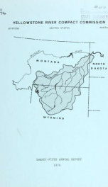 Annual report - Yellowstone River Compact Commission 1976_cover