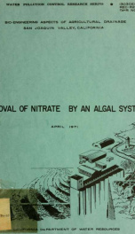 Removal of nitrate by an algal system_cover