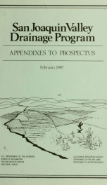 Appendix A : major previous studies and activities related to the San Joaquin Valley Drainage Program_cover