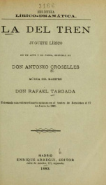 La del tren : juguete lírico en un acto y en prosa_cover