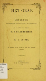 Het graf : leerrede, uitgesproken aan den avond van goedevrijdag in de beurt van wijlen Ds. D. Gildemeester_cover