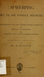 Afwerping van het juk der Synodale Hiërarchie_cover