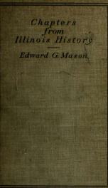 Chapters from Illinois history;_cover