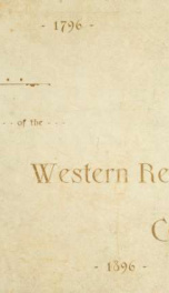 Album of the Western Reserve centennial_cover