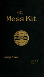 The mess kit : food for thought, Fifth Corps Area, Camp Knox, Kentucky_cover