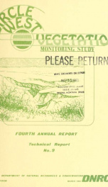 Circle West vegetation monitoring study 1981_cover