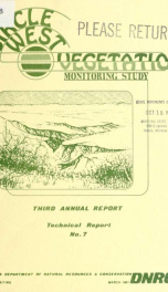 Circle West vegetation monitoring study 1980_cover