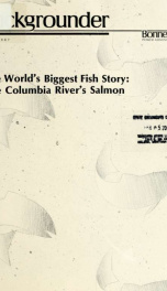 The World's biggest fish story : the Columbia River's salmon 1991_cover