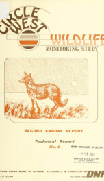 Circle west wildlife monitoring study annual report 1981_cover