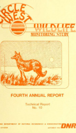 Circle west wildlife monitoring study annual report 1980_cover