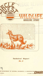 Circle west wildlife baseline study : final report 1978_cover