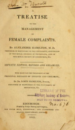 A treatise on the management of female complaints_cover