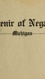 Souvenir of Negaunee, Michigan.._cover