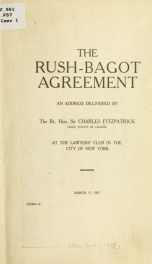 The Rush-Bagot agreement_cover