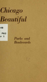 Chicago beautiful, parks and boulevards_cover