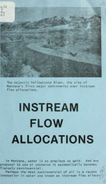 Instream flow allocations 1986?_cover