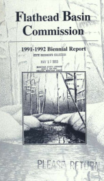 Biennial report 1991-92_cover