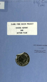 Clark Fork Basin Project status report and action plan 1988_cover