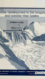 Water development in the Tongue and Powder River basins 1979_cover