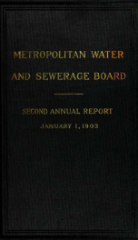 First-Nineteenth annual report of the Metropolitan water and sewerage board ... 1901-1919 2_cover