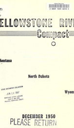 Yellowstone River Compact 1950_cover