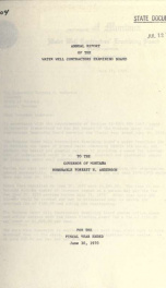 Annual report of the Water Well Contractors Examining Board...for the fiscal year ended June 30,.. 1970_cover