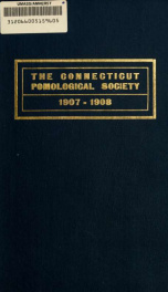 Report of the Connecticut Pomological Society 17th 1907-08_cover