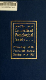 Report of the Connecticut Pomological Society 14th 1905_cover