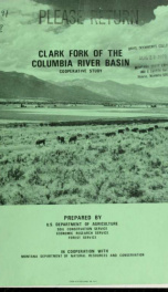 Clark Fork of the Columbia River basin : cooperative study 1977?_cover