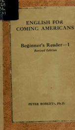 English for coming Americans, beginner's reader 1-3 1_cover