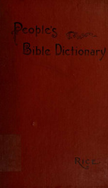 People's dictionary of the Bible .._cover