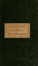 An alphabetical index to the four sheet map of the United States_cover