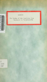 The exodus of the loyalists from Penobscot to Passamaquoddy : (with map)_cover