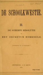 De Scherpe Resolutie en het decretum horribile_cover