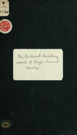 The brilliant military record of Maj. General Hawley_cover