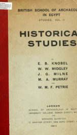 Historical studies_cover
