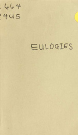 Eulogies on the late Hon. Zachariah Chandler, delivered in the Senate and House of representatives of the United States, on Wednesday, January 28, 1880_cover