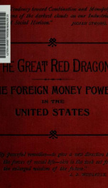 Great red dragon, or London money power_cover