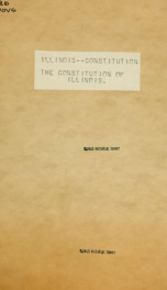 The Constitution of Illinois_cover