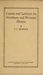 Courts and lawyers in northern and western Illinois_cover