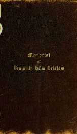 Memorial of Benjamin Helm Bristow_cover